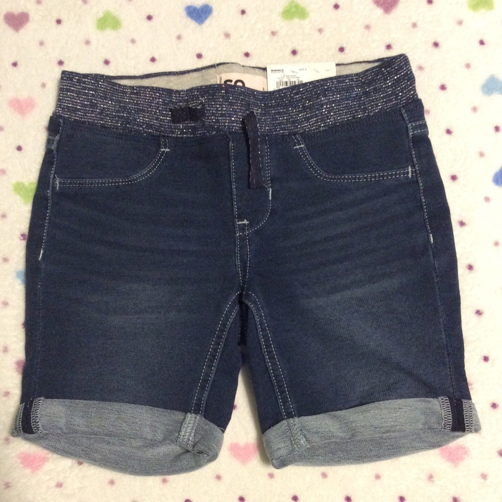 SO Blue Jean Shorts with Cuffed Hems